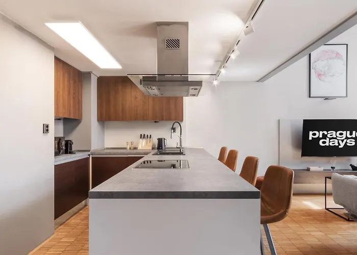 דירה Days - Loft With Garage And Workspace Right Next To Wenceslas Square פראג